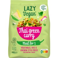 Een afbeelding van Lazy Vegan Thai green curry maaltijd