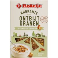 Een afbeelding van Bolletje Krokante ontbijtgranen hazelnoot amandel