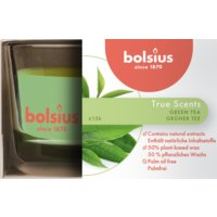 Een afbeelding van Bolsius True scents geurkaars klein groene thee