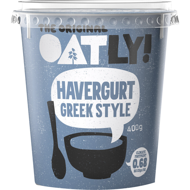 Een afbeelding van Oatly! Havergurt greek style