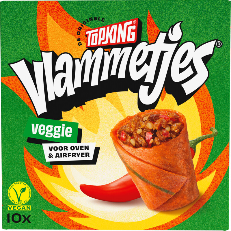 Een afbeelding van Topking Vlammetjes veggie
