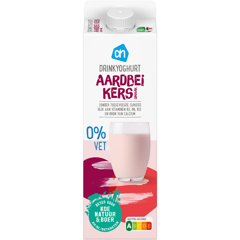 Een afbeelding van AH Drinkyoghurt aardbei kers
