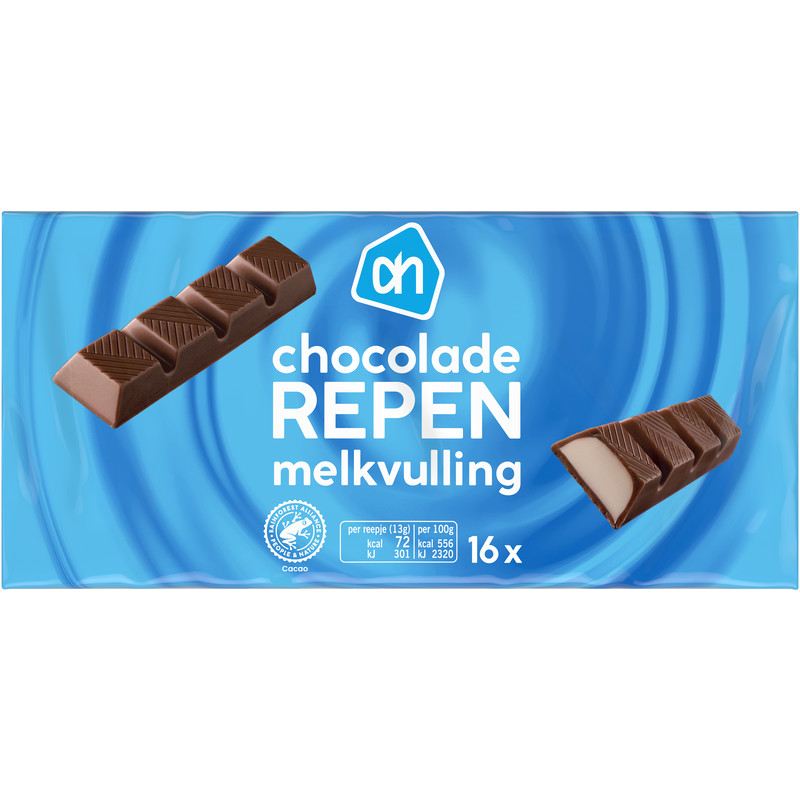 Wereldvenster Embryo Speciaal AH Chocolade repen melkvulling bestellen | Albert Heijn