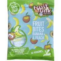 Een afbeelding van Fruitfunk Fruit bites banana & peach
