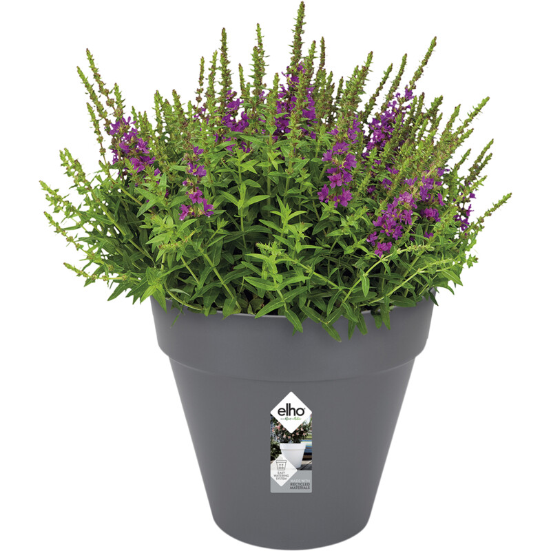 Een afbeelding van Elho Bloempot rond antraciet 25cm