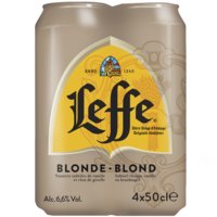 Een afbeelding van Leffe Blond abdijbier 4-pack