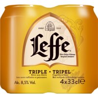 Een afbeelding van Leffe Tripel abdijbier 4-pack