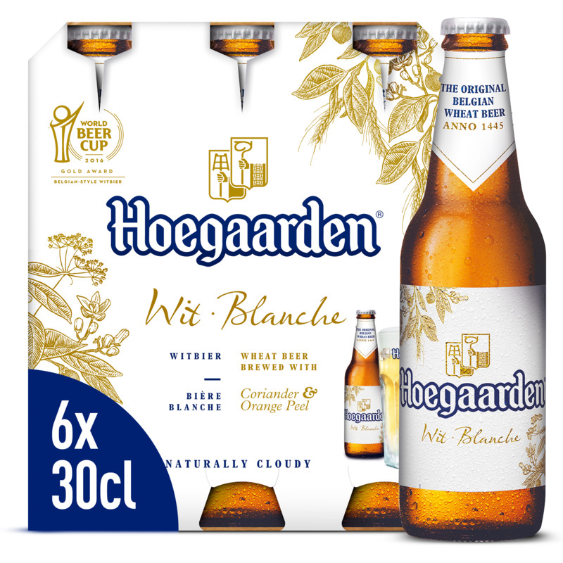 Een afbeelding van Hoegaarden Wit belgisch bier 6-pack