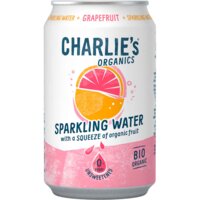 Een afbeelding van Charlie's Organics sparkling grapefruit