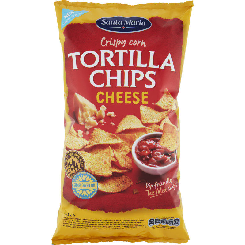 Een afbeelding van Santa Maria Tortilla Chips Cheese