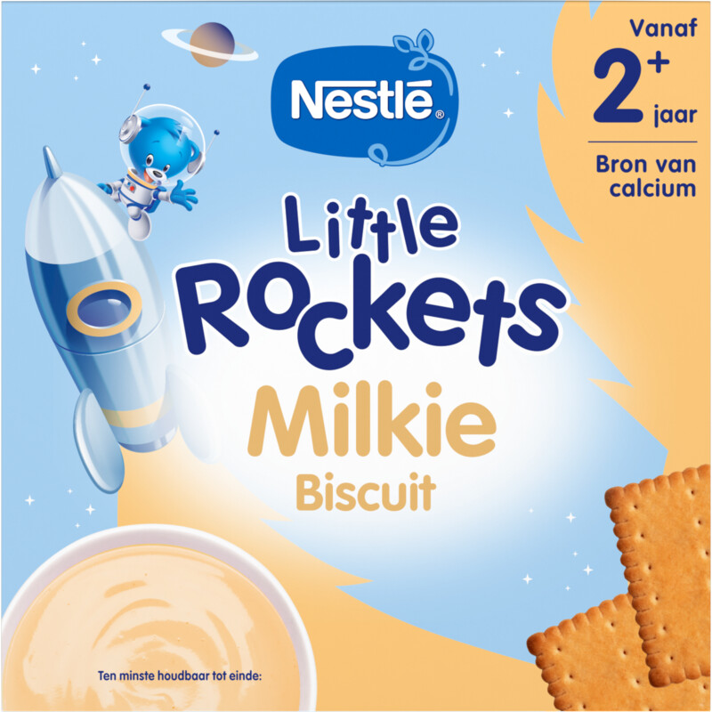 Een afbeelding van Nestlé Little rockets milkie biscuit 2+ jaar