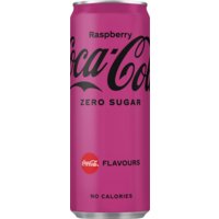 Een afbeelding van Coca-Cola Zero raspberry blik