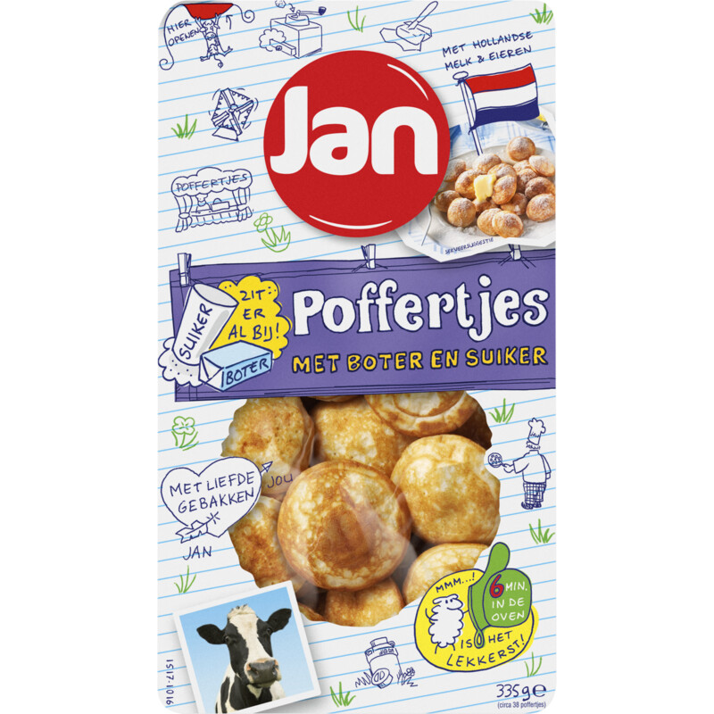 Jan Poffertjes met boter en suiker bestellen ah.nl