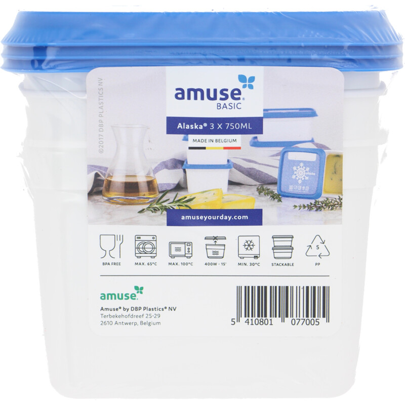 Een afbeelding van DBP Plastics Diepvriesdozen alaska 750ml