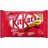 Een afbeelding van Kitkat Mini's melkchocolade uitdeelzak