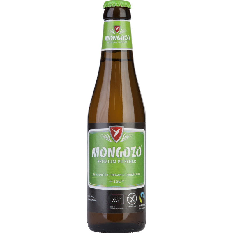 Een afbeelding van Mongozo Premium pilsener glutenfree organic