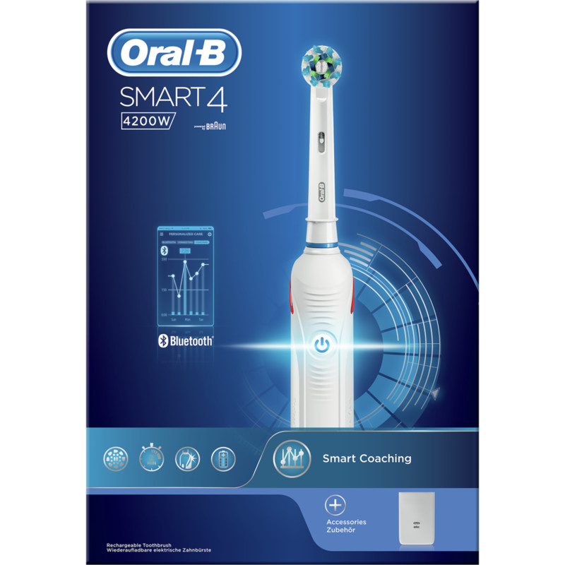 Crack pot domein Vrouw Oral-B Smart 4 4200w elektrische tandenborstel bestellen | Albert Heijn