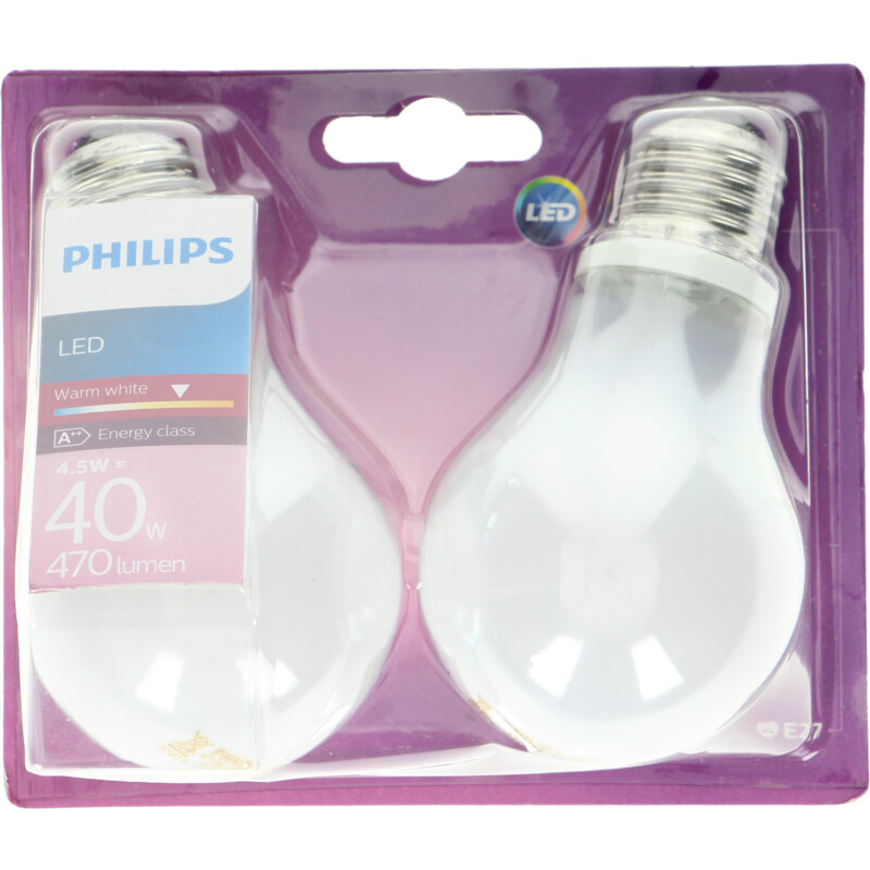 Philips Ph mat std e27 40w 2st bestellen | Albert Heijn