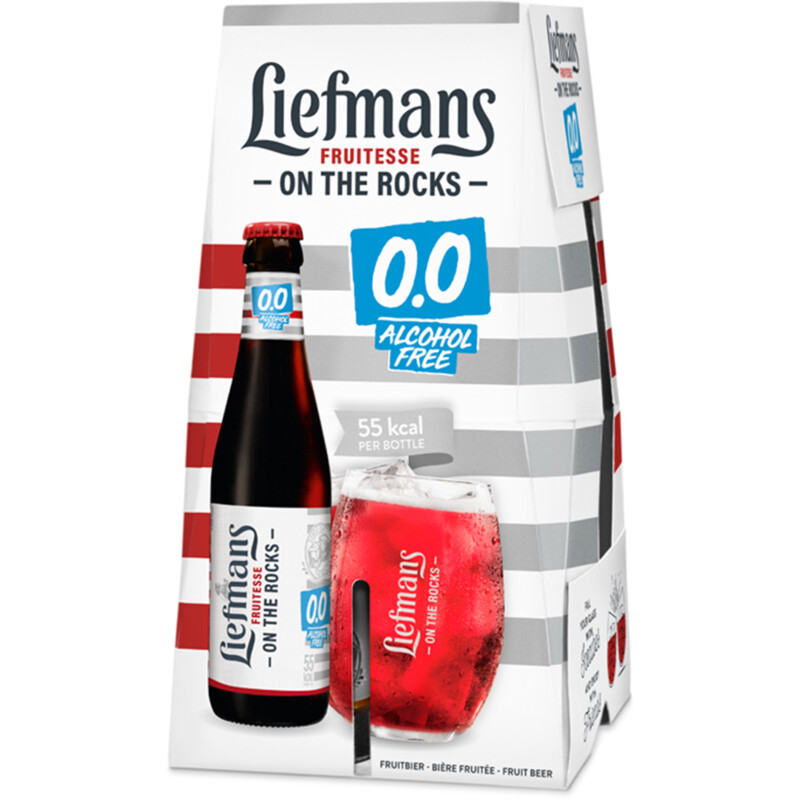 Een afbeelding van Liefmans On the rocks 0.0 4-pack