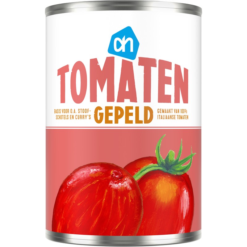 Een afbeelding van AH Gepelde tomaten