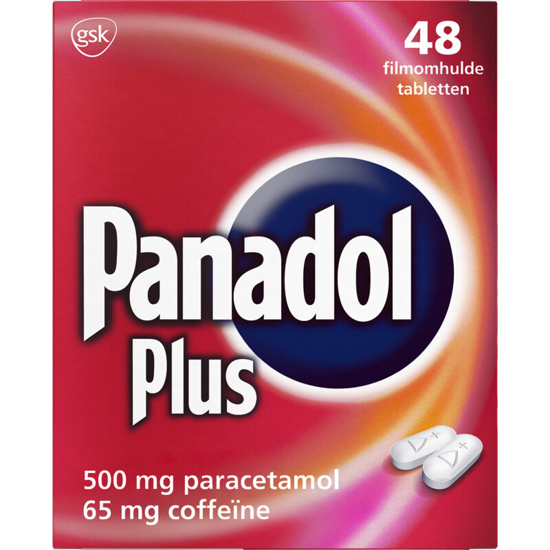 Een afbeelding van Panadol Plus gladde tablet 500mg paracetamol