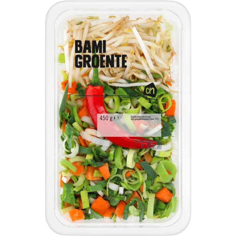 Een afbeelding van AH Bami groente