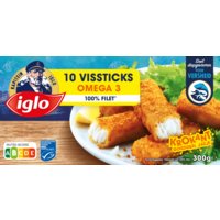 Een afbeelding van Iglo Vissticks omega-3