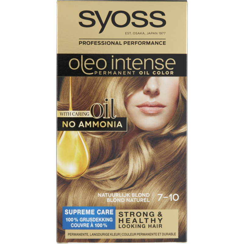 Een afbeelding van Syoss Oleo haarkleuring 7-10 nat. blond
