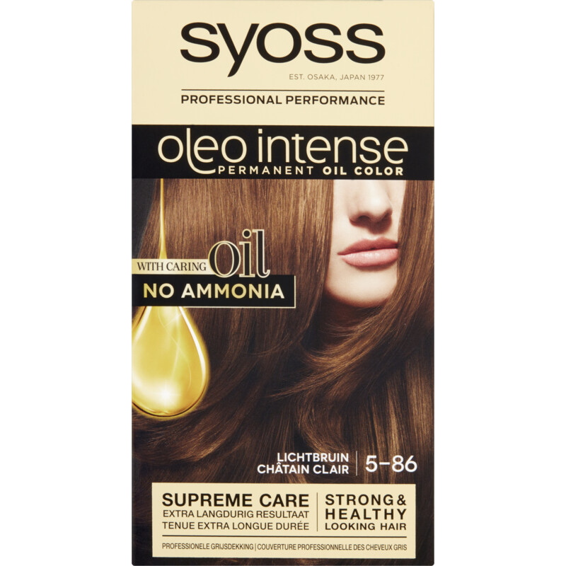 Een afbeelding van Syoss Oleo haarkleuring 5-86 licht bruin