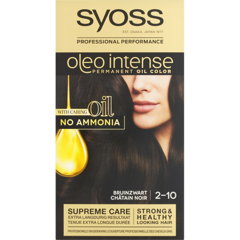 Een afbeelding van Syoss Oleo haarkleuring 2-10 bruinzwart