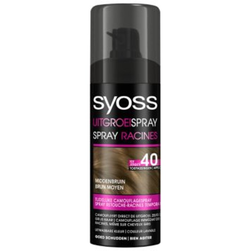 Syoss Uitgroei spray medium brown reserveren | Albert Heijn