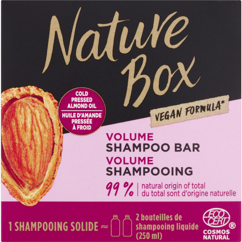 Een afbeelding van Nature Box Shampoo bar almond