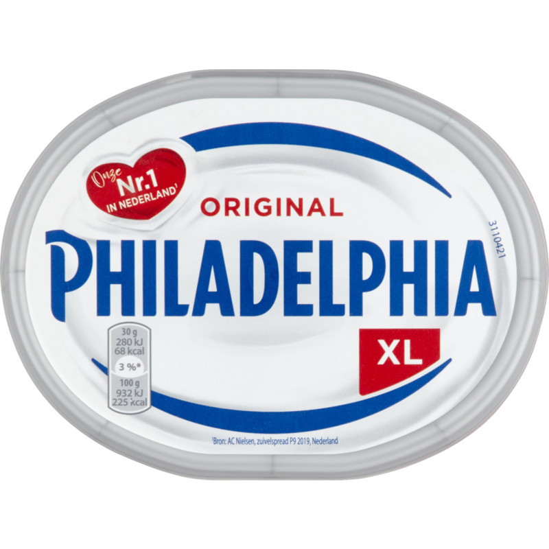 Een afbeelding van Philadelphia Original XL