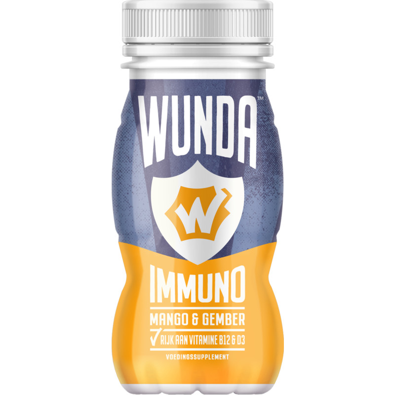 Een afbeelding van Wunda Immuno mango & gember