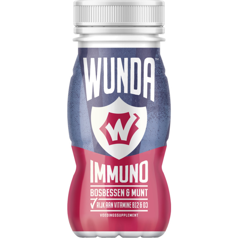 Een afbeelding van Wunda Immuno bosbessen & munt