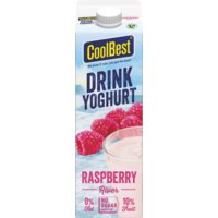 Een afbeelding van CoolBest Drink yoghurt raspberry river