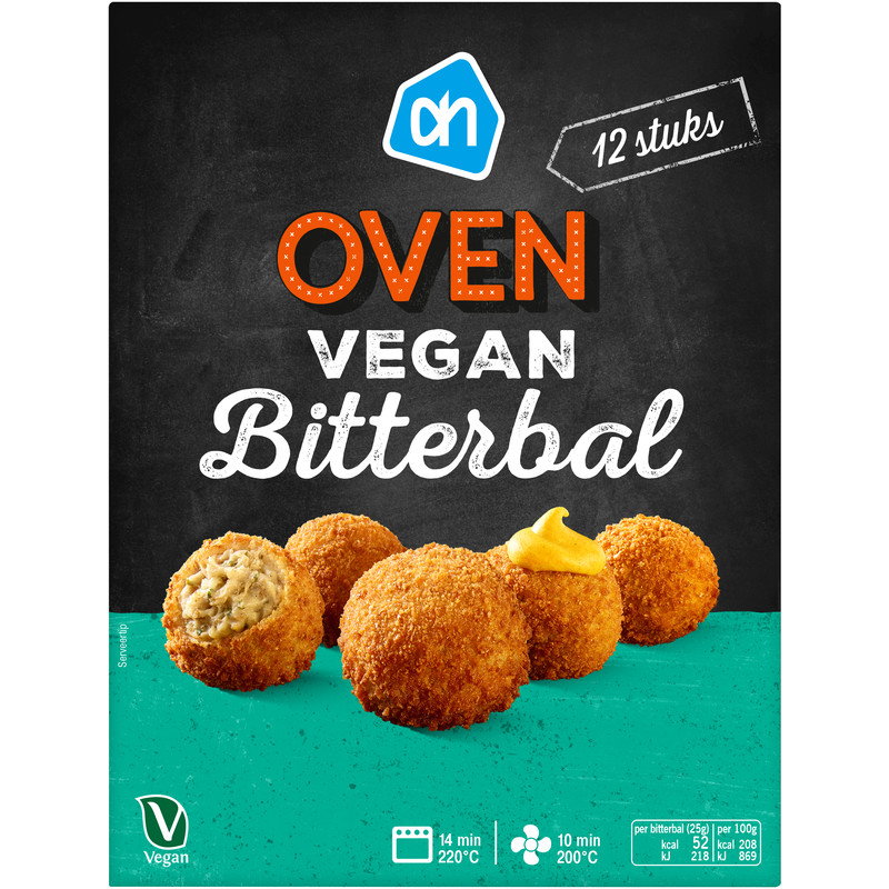 Een afbeelding van AH Oven vegan bitterbal