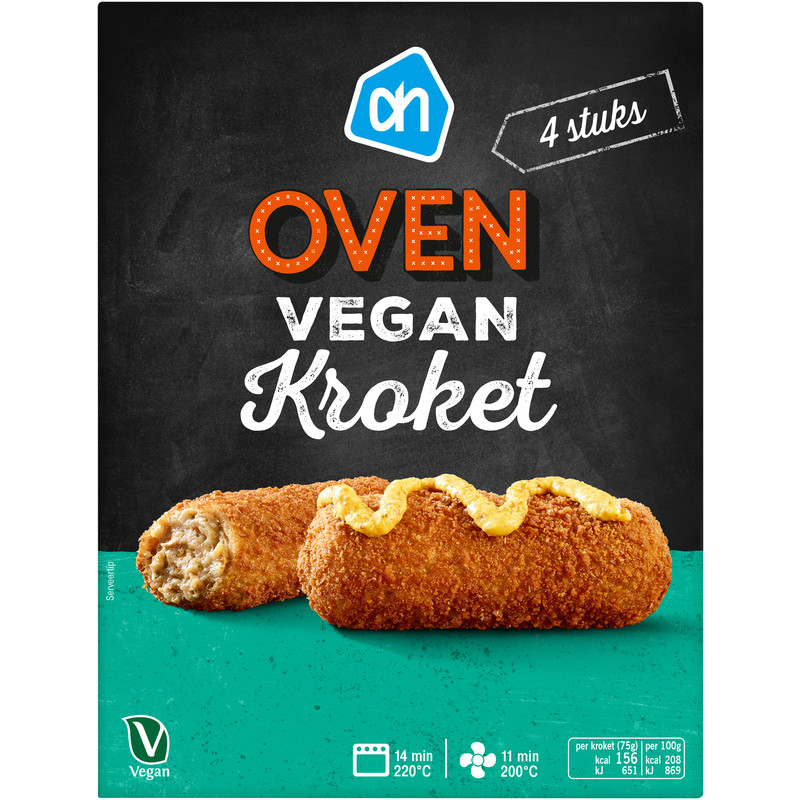 Een afbeelding van AH Oven vegan kroket