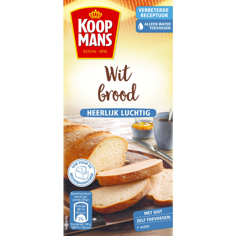 Een afbeelding van Koopmans Wit brood