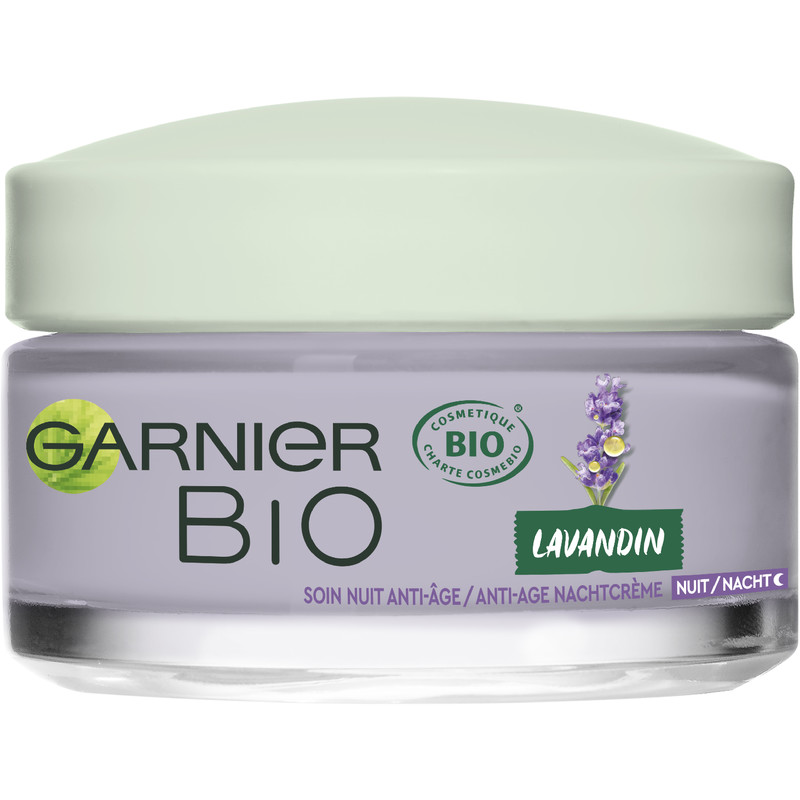 Een afbeelding van Garnier Bio lavendel anti age nachtcreme