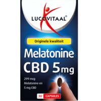 Een afbeelding van Lucovitaal Melatonine CBD 5mg capsules