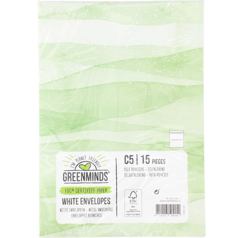 pijnlijk Purper Shinkan Greenminds Enveloppen C5 wit bestellen | Albert Heijn