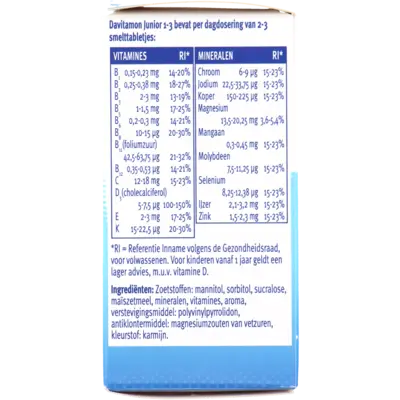 pdp-image-DAVITAMON Junior 1+ smelttablet 75CT NL