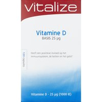 Een afbeelding van Vitalize Vitamine D Basis 25 ¼g Capsules