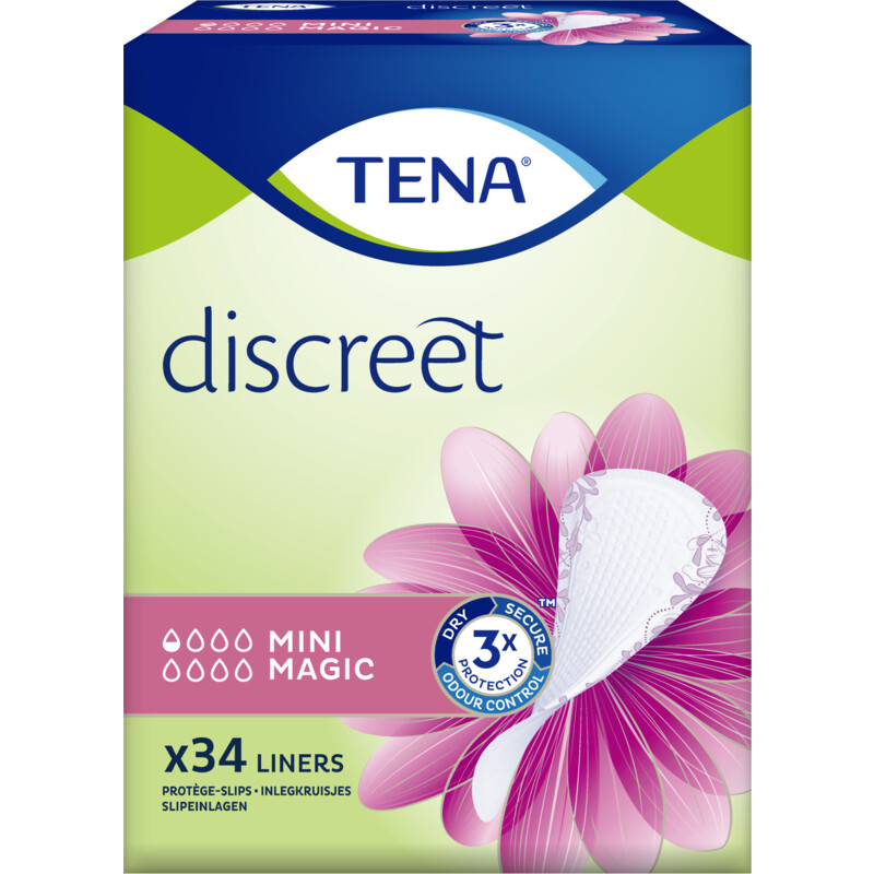 Een afbeelding van Tena Discreet mini magic inlegkruisjes