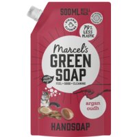 Een afbeelding van Marcel's Green Soap Handzeep argan & oudh navulling