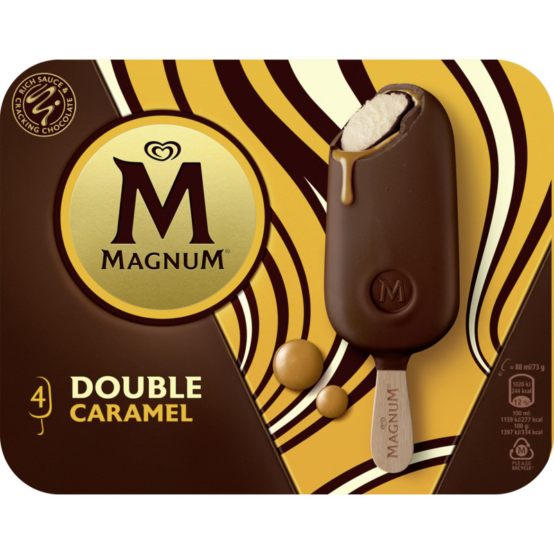 Een afbeelding van Magnum Double caramel