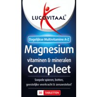 Een afbeelding van Lucovitaal Magnesium vitamine mineralen tabletten