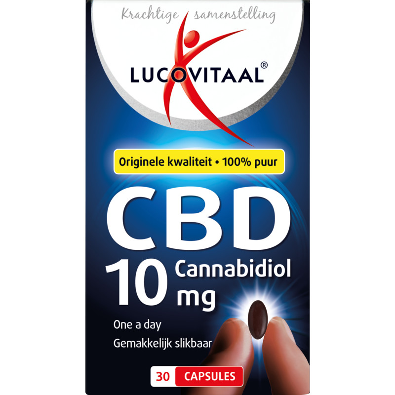 Een afbeelding van Lucovitaal CBD cannabidiol 10mg capsules