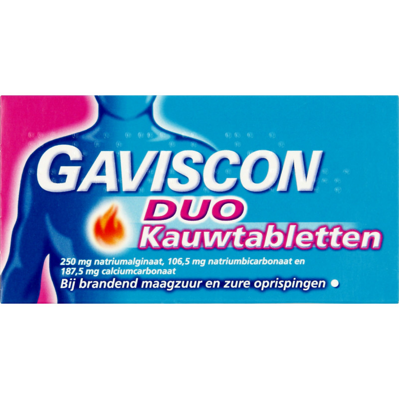 Een afbeelding van Gaviscon Duo kauwtablet